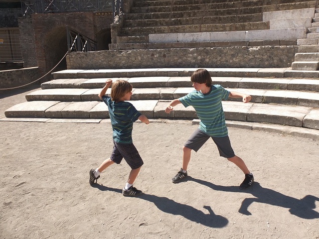 Pompeiigladiatorreenactment